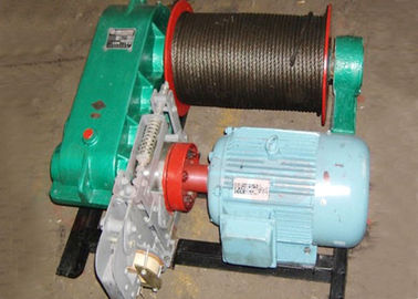 Towed Electric Wire Rope Winch , Construction Pulling Remote Control Winch
