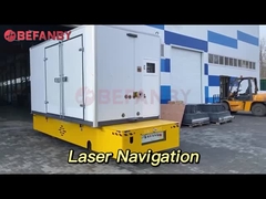 ভারী লোড ১৫ টন ট্র্যাকহীন কার্ট, বৈদ্যুতিক মোটরযুক্ত স্টিয়ারেবল ট্রান্সফার ট্রলি