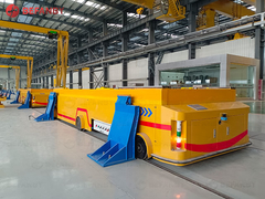 40 টন স্টিয়ারেবল মোল্ডস রেল কার্ট RGV, বৈদ্যুতিক স্বয়ংক্রিয় স্থানান্তর ট্রলি