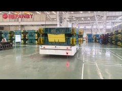 স্টিয়ারেবল 40 টন মোল্ড ট্রান্সফার কার্ট, ব্যাটারি চালিত ট্র্যাকলেস ট্রান্সফার ট্রলি