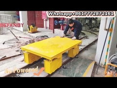 ম্যানুয়ালি ধাক্কা রেল ট্রান্সফার কার্ট,লং লাইফটাইম কারখানা ট্রান্সফার ট্রলি