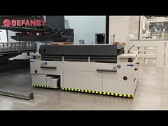 কাস্টমাইজড দুই সেট হুইলস ট্র্যাকলেস ট্রান্সফার কার্ট, রিমোট কন্ট্রোল ব্যাটারি ট্রান্সফার ট্রলি