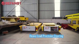 35T Intelligent Hydraulic Lift Rail Transfer Cart,Flexible Operated Battrey RGV Cart