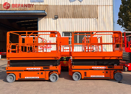 rough terrain Hydraulic Self-Propelled 10t Scissor Lift Platform
