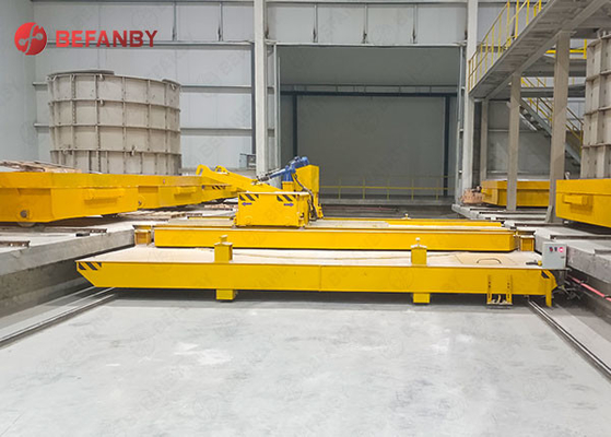 Double Layer Railway Cart With Turntable Transfer Car