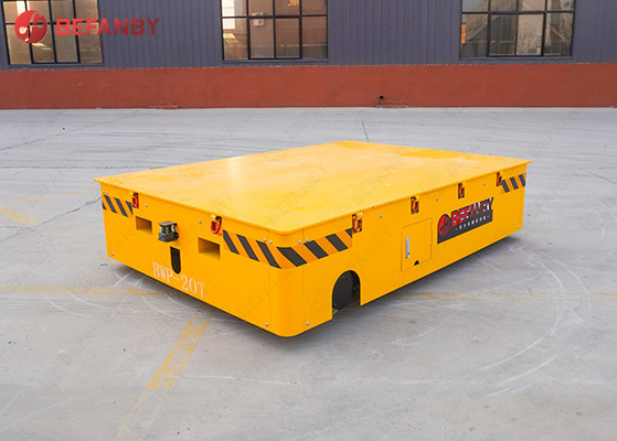 Heavy Load Handling Cylindrical Objects Battery Trackles Transport Cart