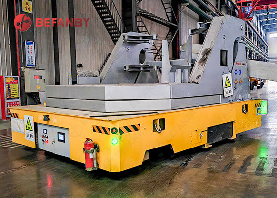 Heavy Load Mold Factory Automatic Dumping Device No Rail Transfer Cart