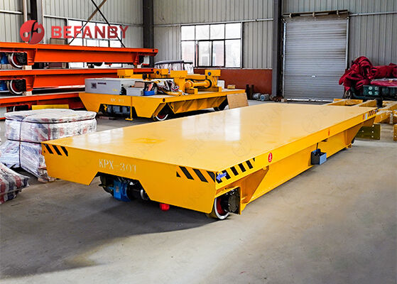 30T Battery Rail Transfer Cart for Material Handling Factory
