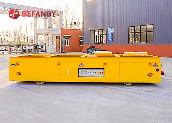 Customized Trackless Transfer Cart With Openwork Design Of The Countertop