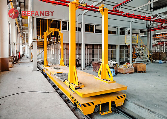 25 Tonne  Cable Reel Operated Transfer Cart With Hydraulic Lift