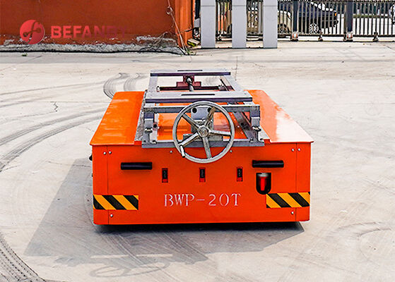 CE Certificated 20 Ton Trackess Transfer Cart With Chain-conveyor Transport