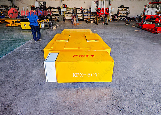 10 Ton Long Lifetime Steel Welding Frame Transfer Vehicle With Battery