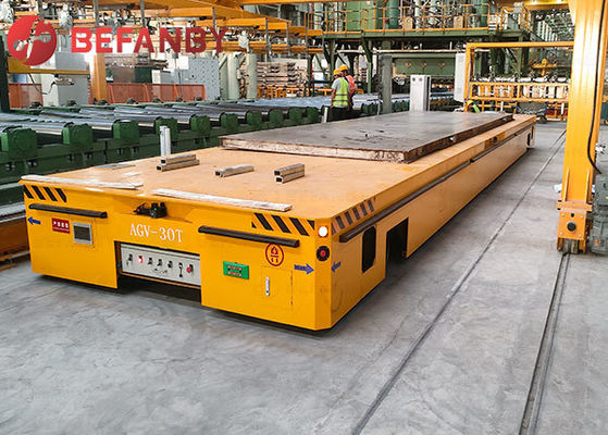 ভারী বোঝা ৩০ টন রিমোট কন্ট্রোল ট্র্যাকলেস স্বয়ংক্রিয় গাইডেড ভেহিকেল