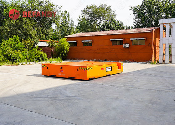 Smart Remote Control Operate PU Wheel Railless Transfer Cart