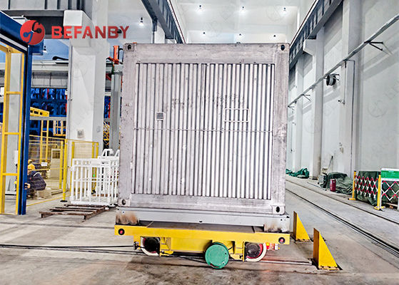 Heavy Load 19.2T Slinding Line Transfer Container Railway Cart