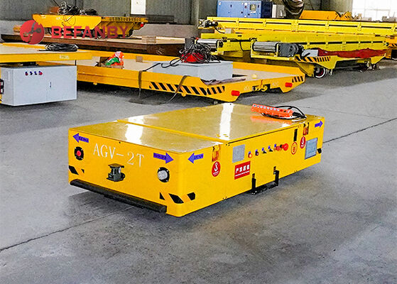 ইন্টেলিজেন্ট নেভিগেশন এবং কাস্টমাইজড লোড ক্যাপাসিটি ব্যাটারি চালিত পেশাদার এজিভি ট্র্যাকলেস ট্রান্সফার কার্ট