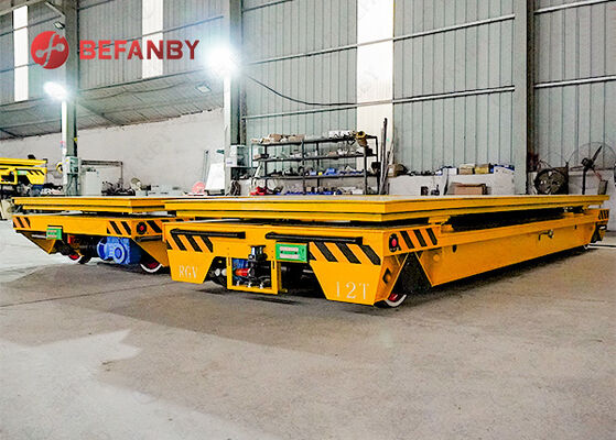 Heavy Load 12T Battery Powered RGV Robot Transfer Cart with Intelligent Control System